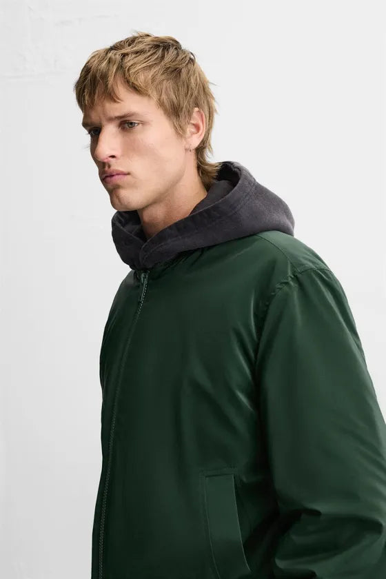 Zara Man L/S Parachute Jacket 4302/320/526