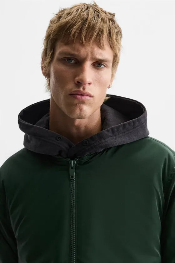 Zara Man L/S Parachute Jacket 4302/320/526