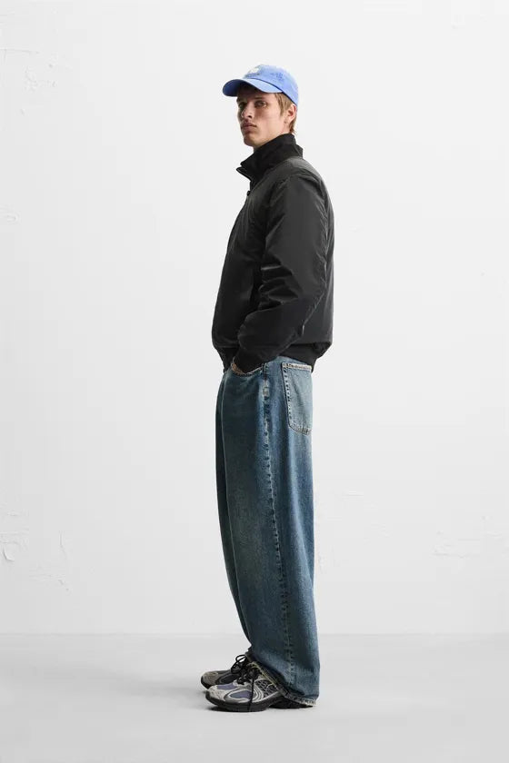 Zara Man L/S Parachute Jacket 4302/320/800