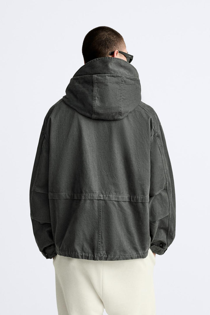 Zara Man L/S Parachute Jacket 4302/320/802