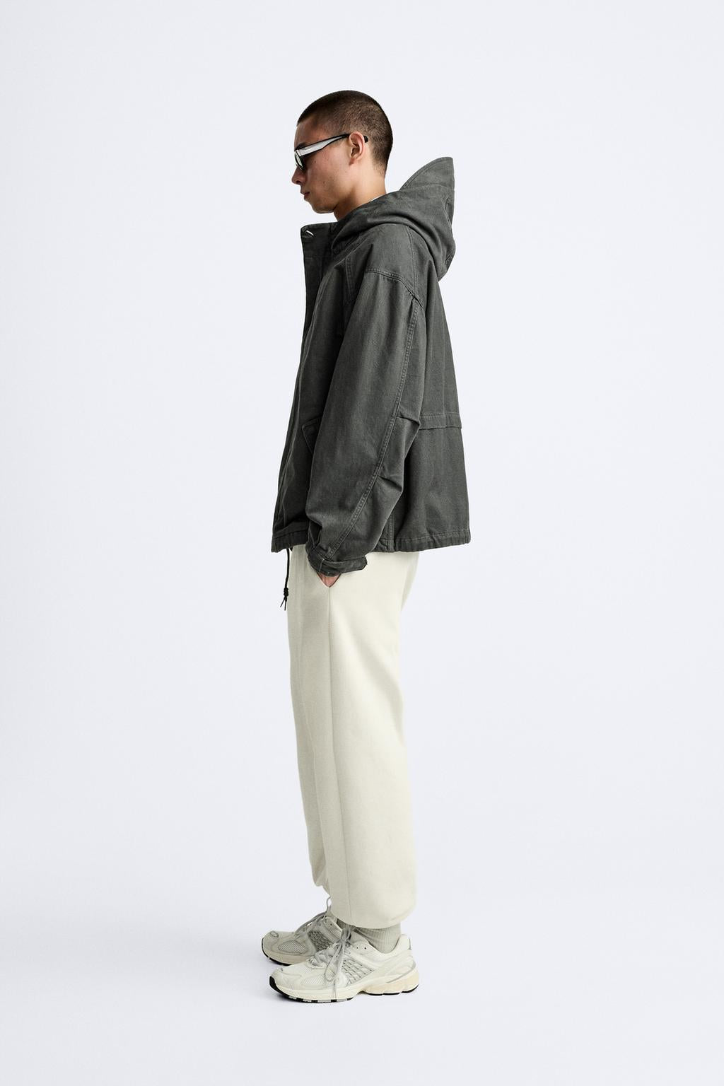 Zara Man L/S Parachute Jacket 4302/320/802