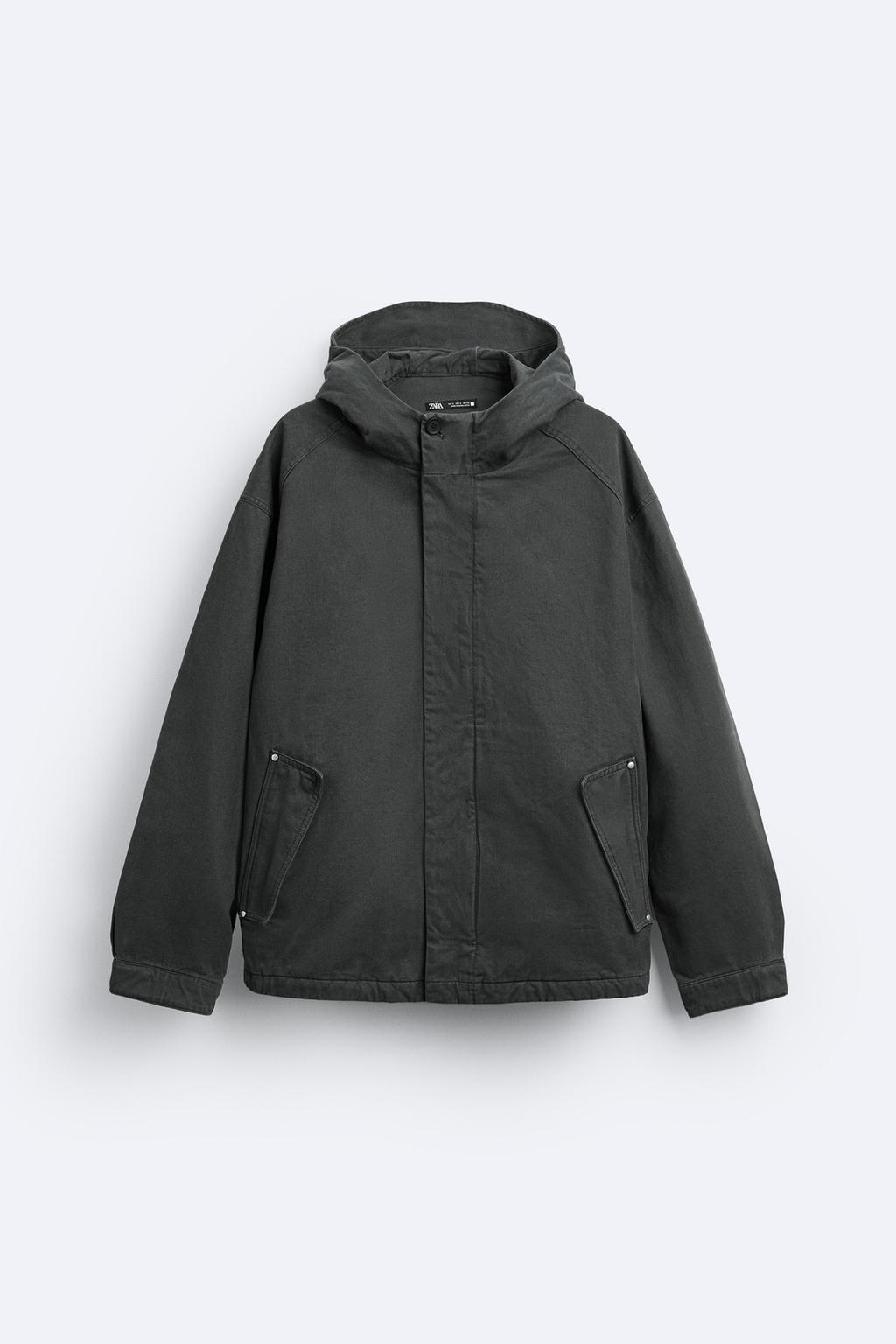 Zara Man L/S Parachute Jacket 4302/320/802