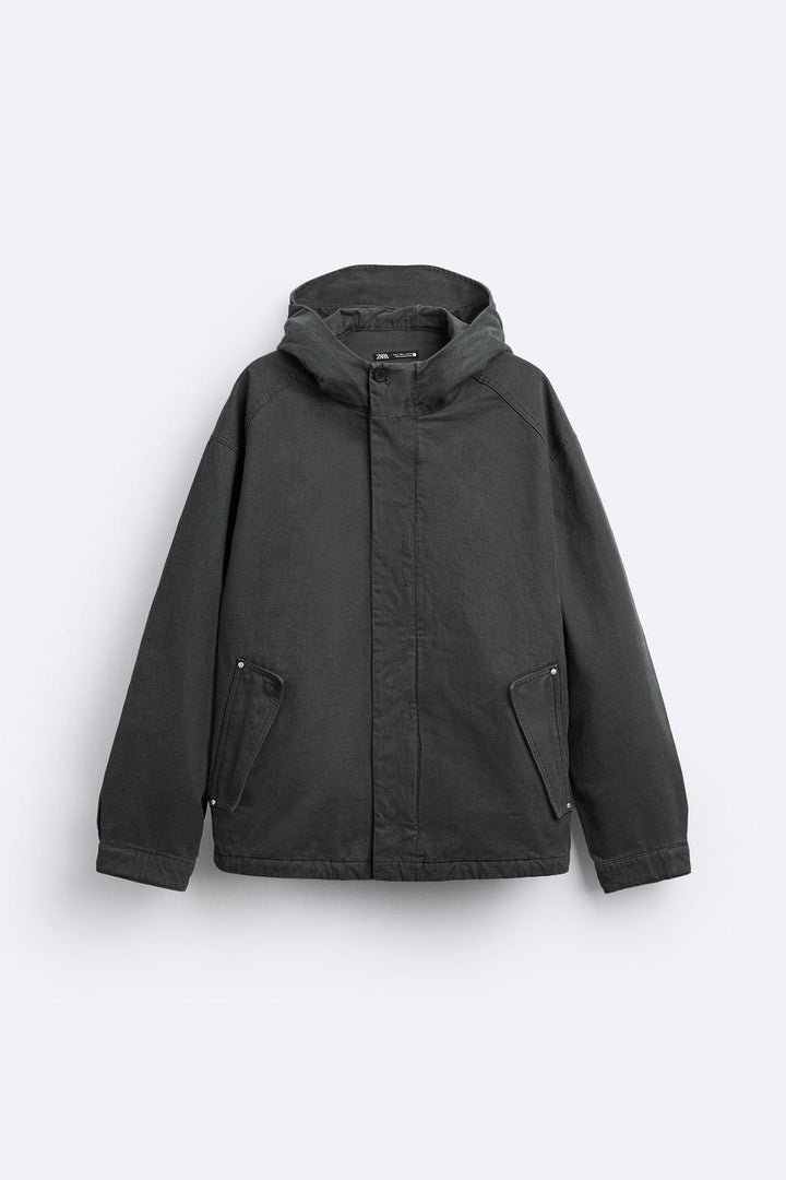 Zara Man L/S Parachute Jacket 4302/320/802