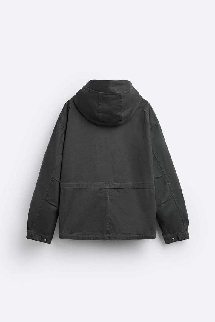 Zara Man L/S Parachute Jacket 4302/320/802