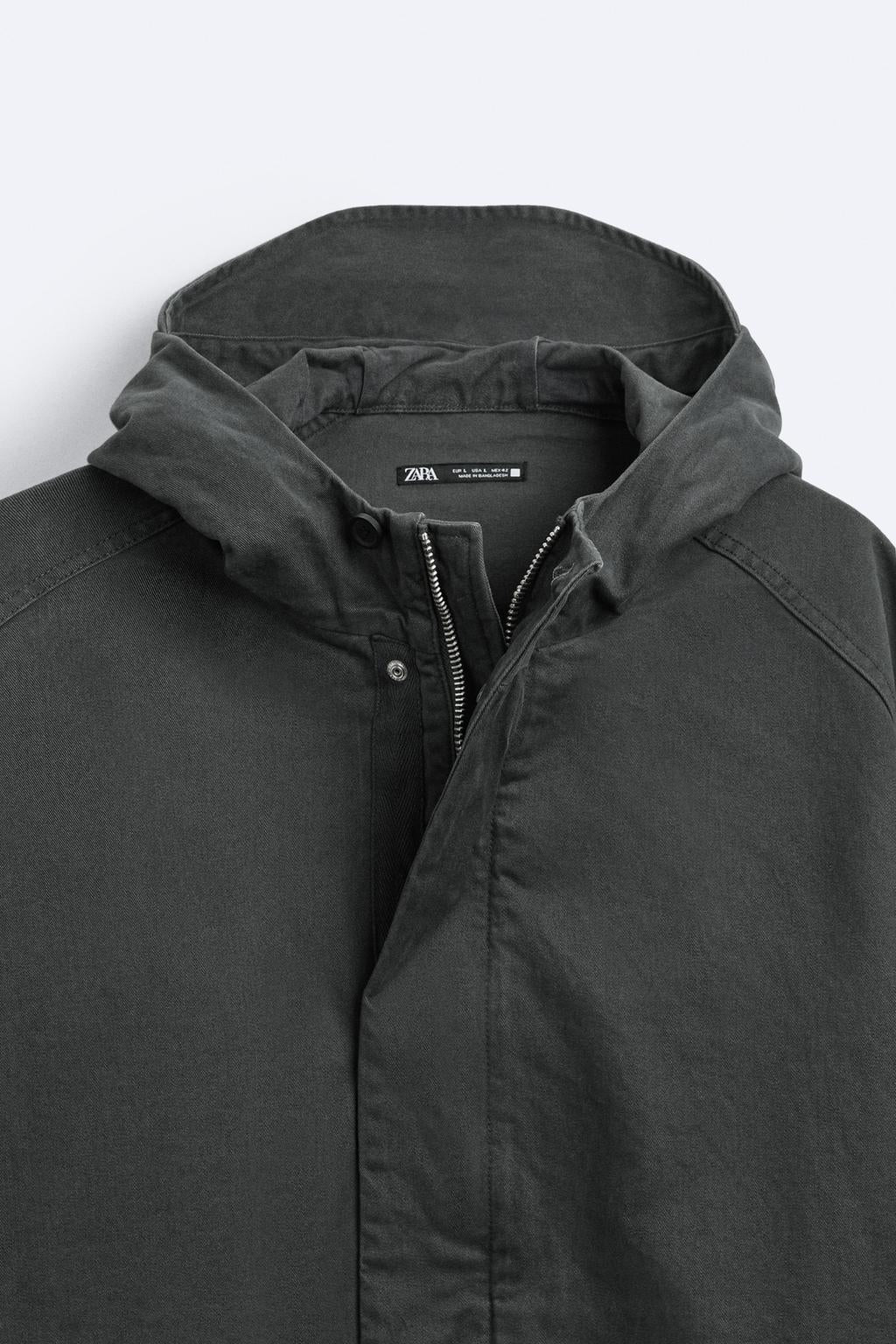 Zara Man L/S Parachute Jacket 4302/320/802