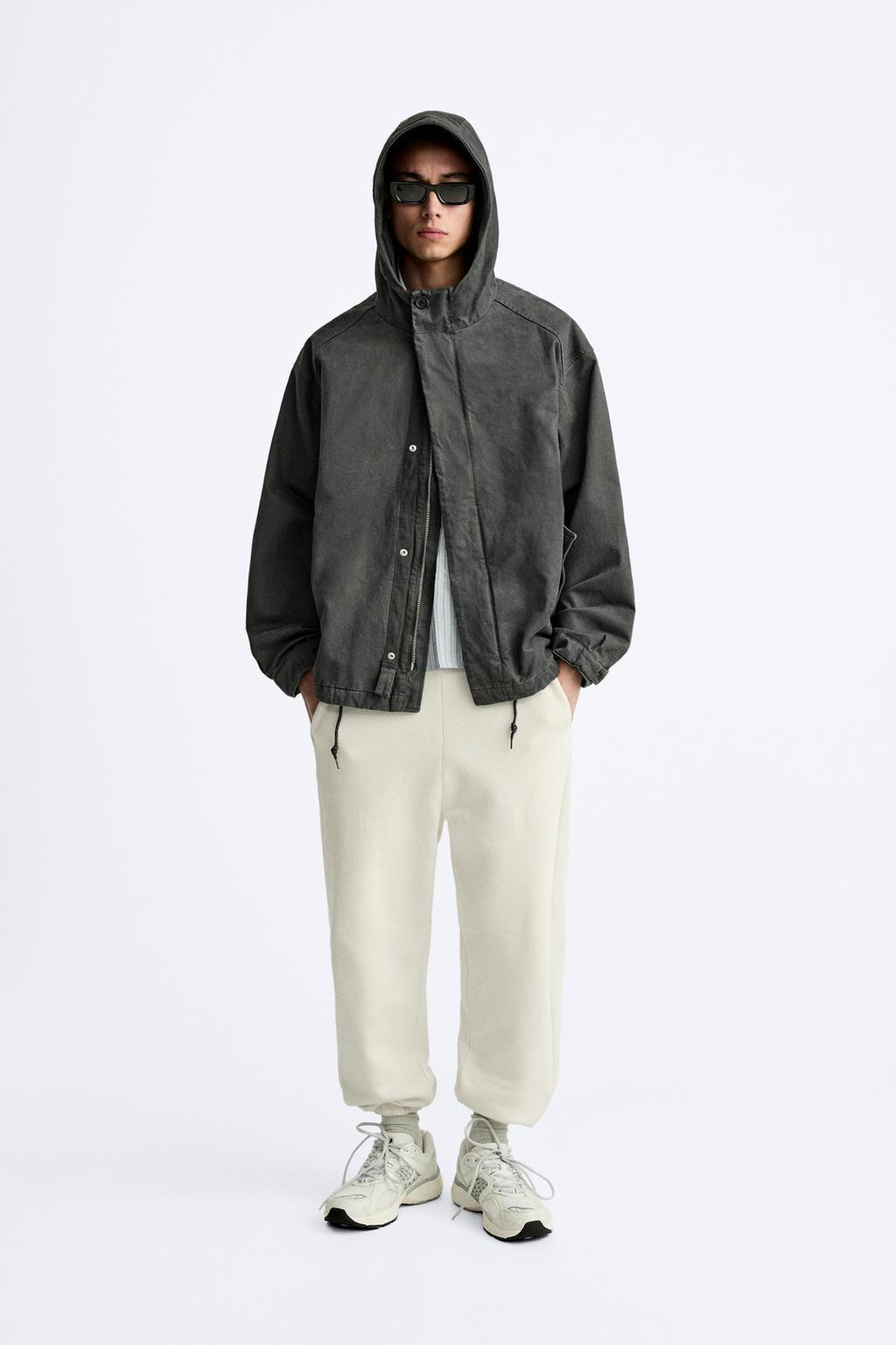 Zara Man L/S Parachute Jacket 4302/320/802
