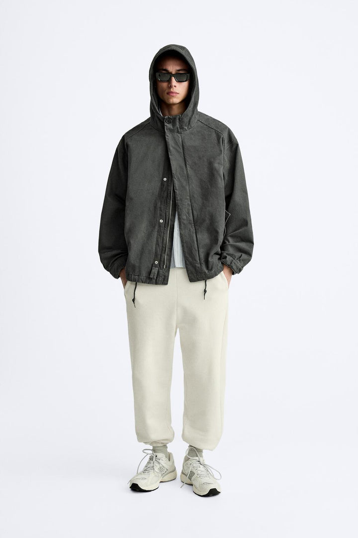 Zara Man L/S Parachute Jacket 4302/320/802