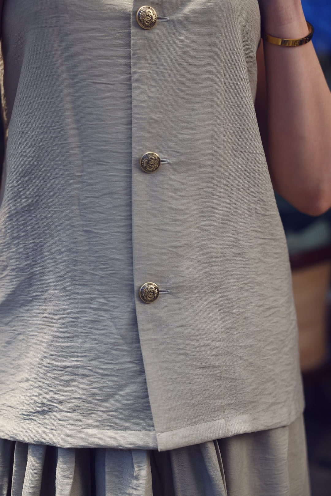 Beautiful Linen Co-ord with Camp Collar Shirt & Skirt