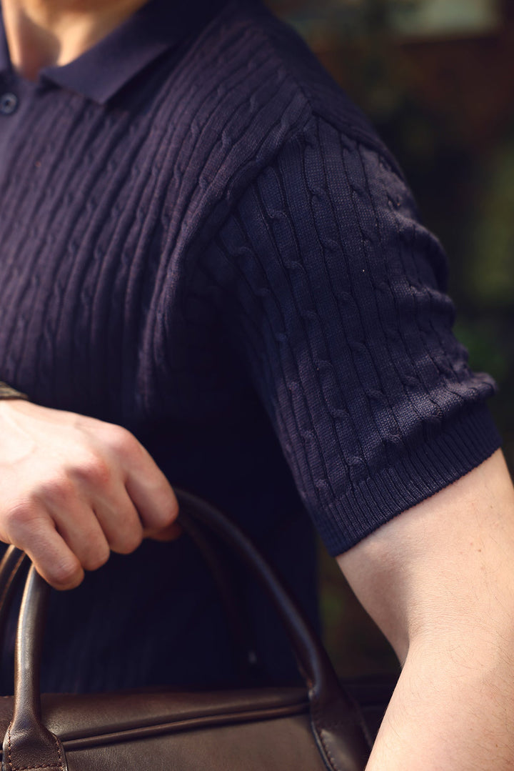 Knitted Polo S/S Shirt