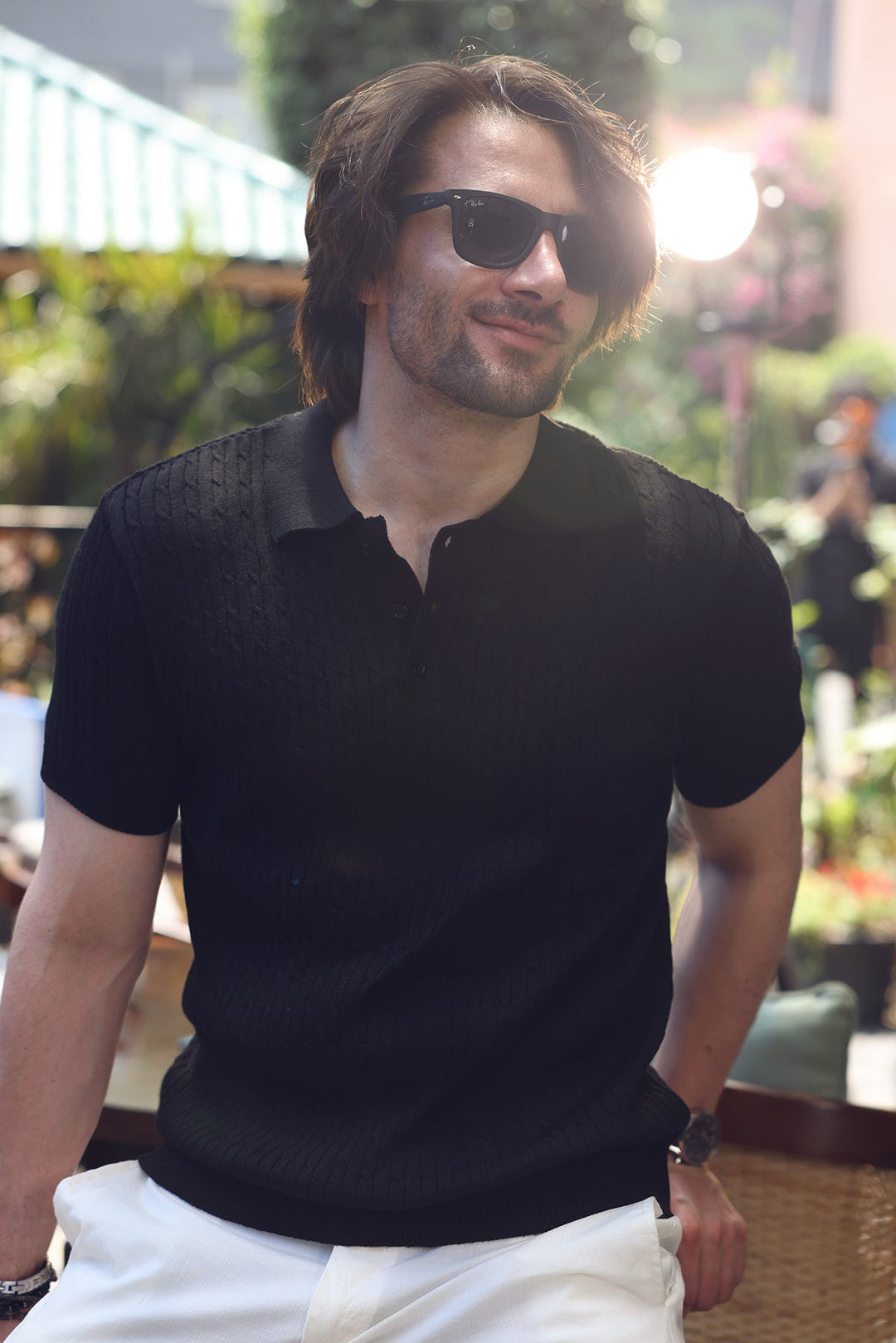 Knitted Polo S/S Shirt