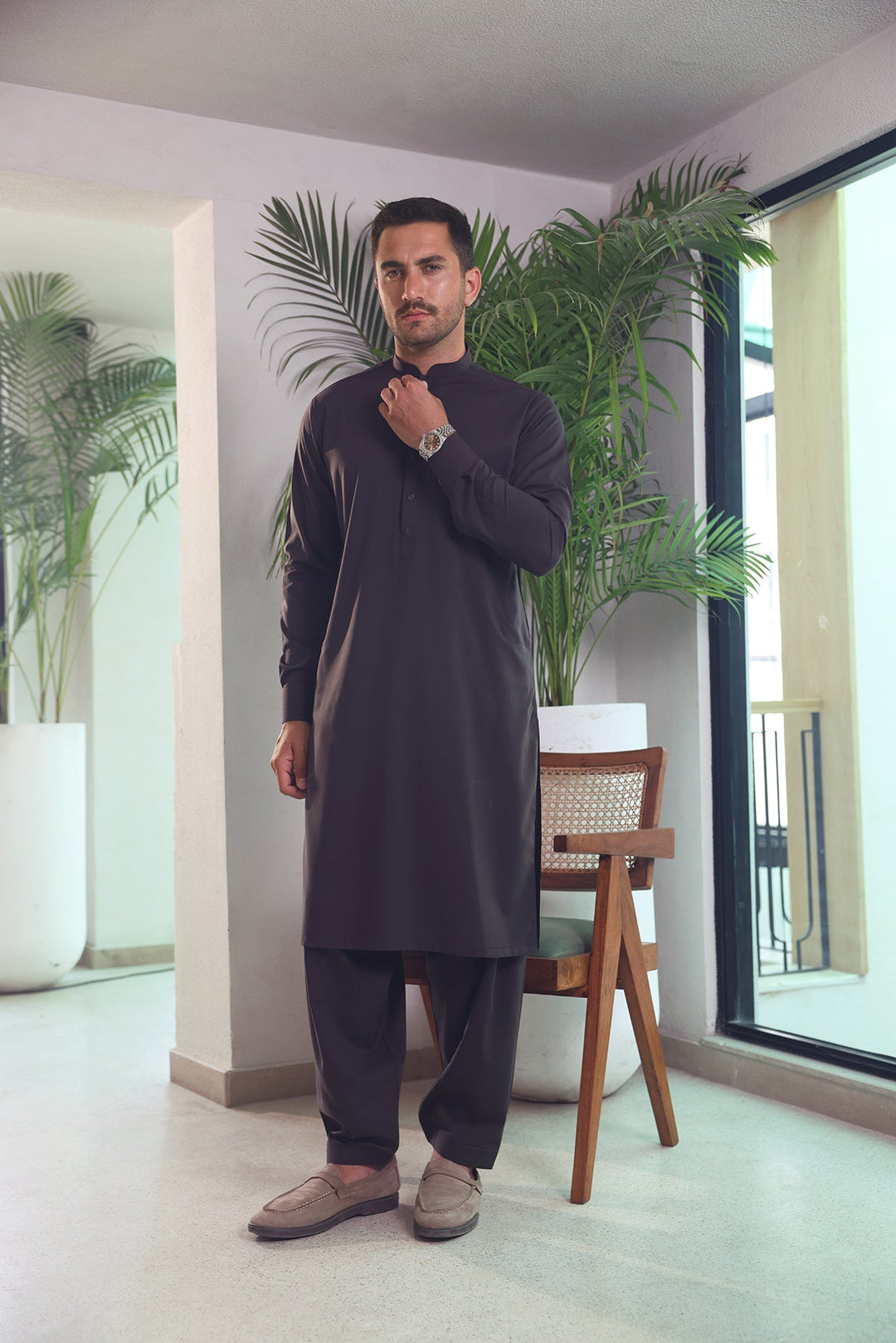 Premium Kamzeez Shalwar with Embroidery