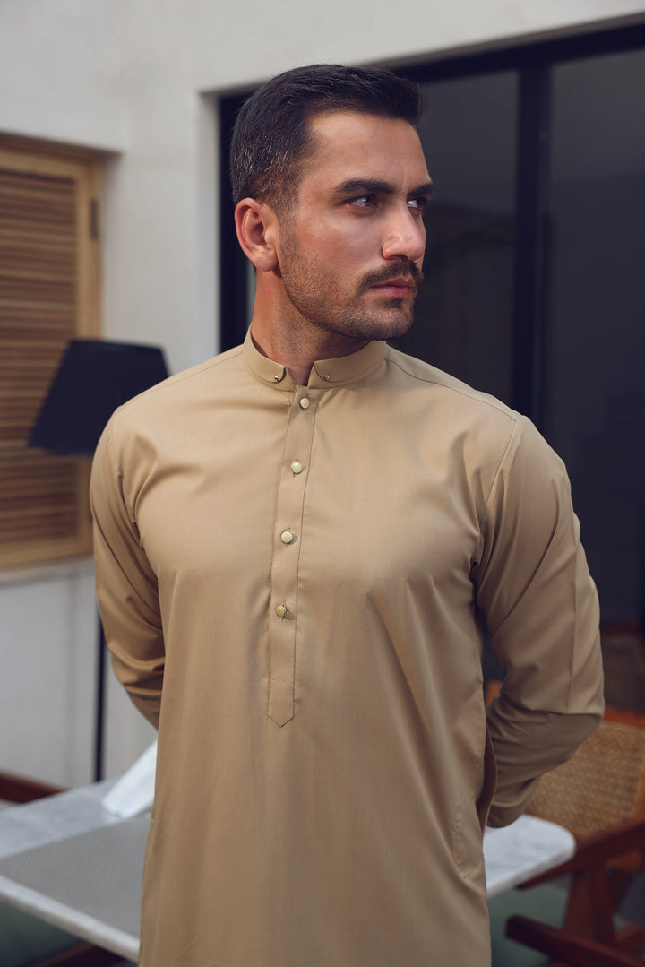 Summery Kamzeez Shalwar with Folded Collar