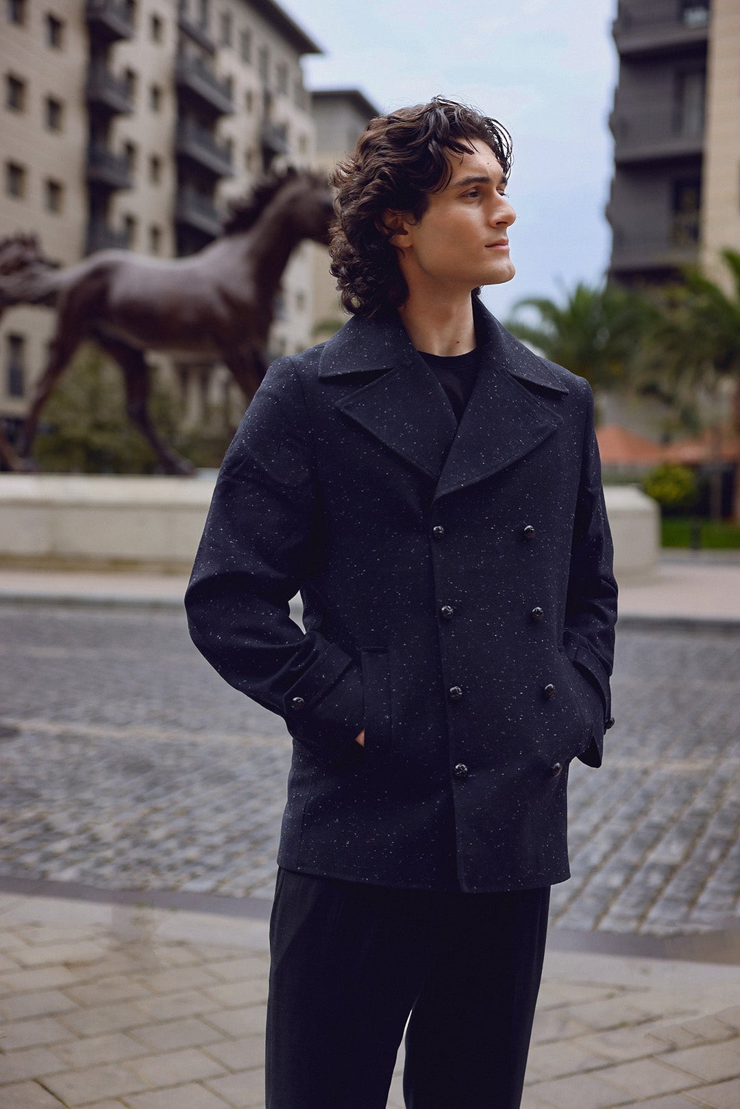 Premium Wool Trench Coat