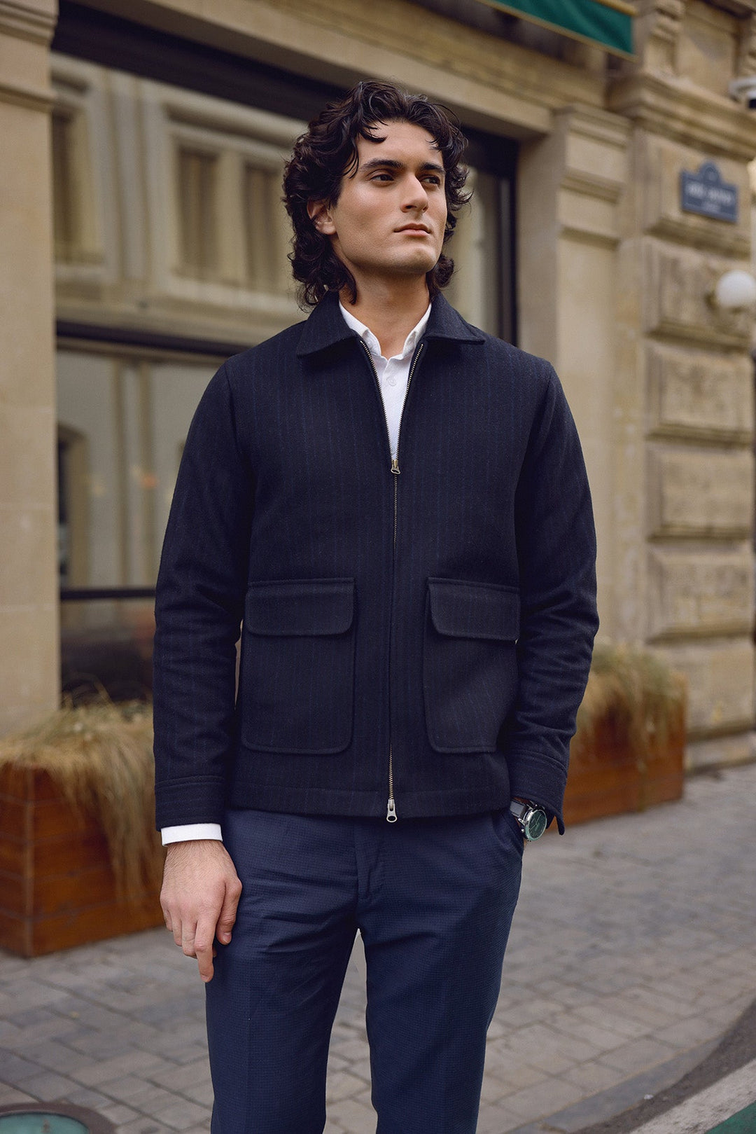 Premium Tweed Wool Jacket