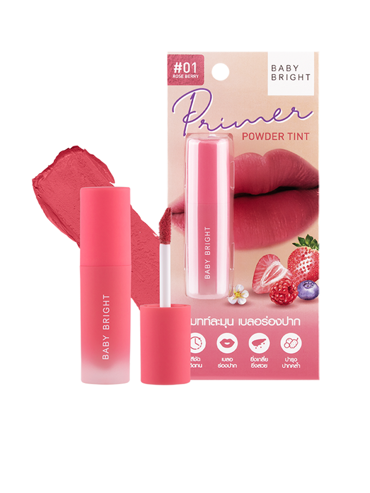 Baby Bright Primer Powder Tint 2.4G 01 Rose Berry (Thai)
