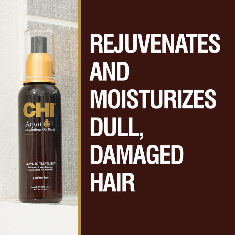 Chi Argan Oil With Moringa Oil Leave In Treatment 89ml
