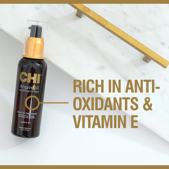 Chi Argan Oil With Moringa Oil Leave In Treatment 89ml