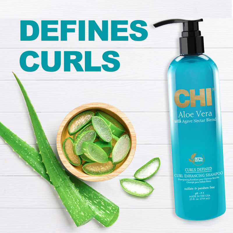 Chi Aloe Vera With Agave Nectar Blend Curls Define Shampoo 540ml