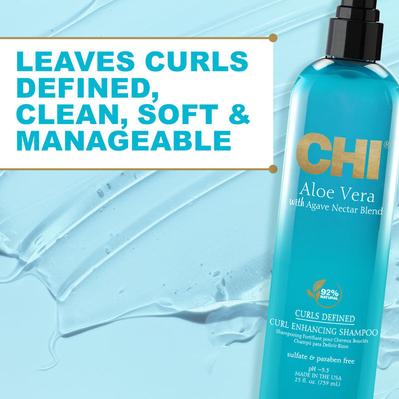 Chi Aloe Vera With Agave Nectar Blend Curls Define Shampoo 540ml