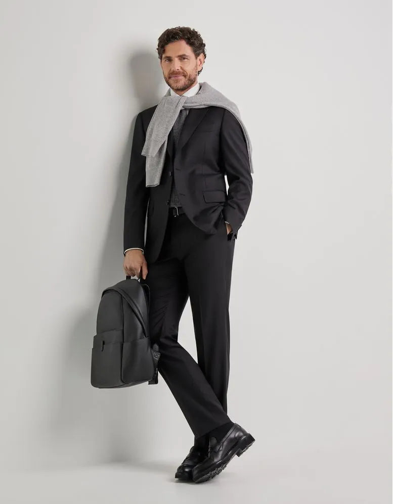 Canali Men 100% Wool Plain Suit 11280-19