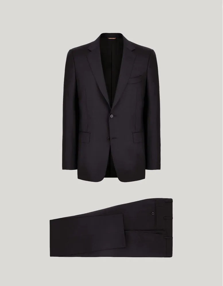 Canali Men 100% Wool Plain Suit 11280-19