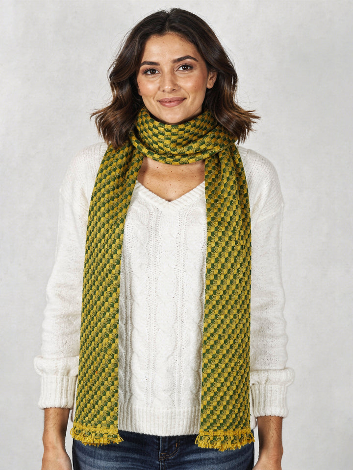 Le Cashmere Ladies Scarf (Mustard)