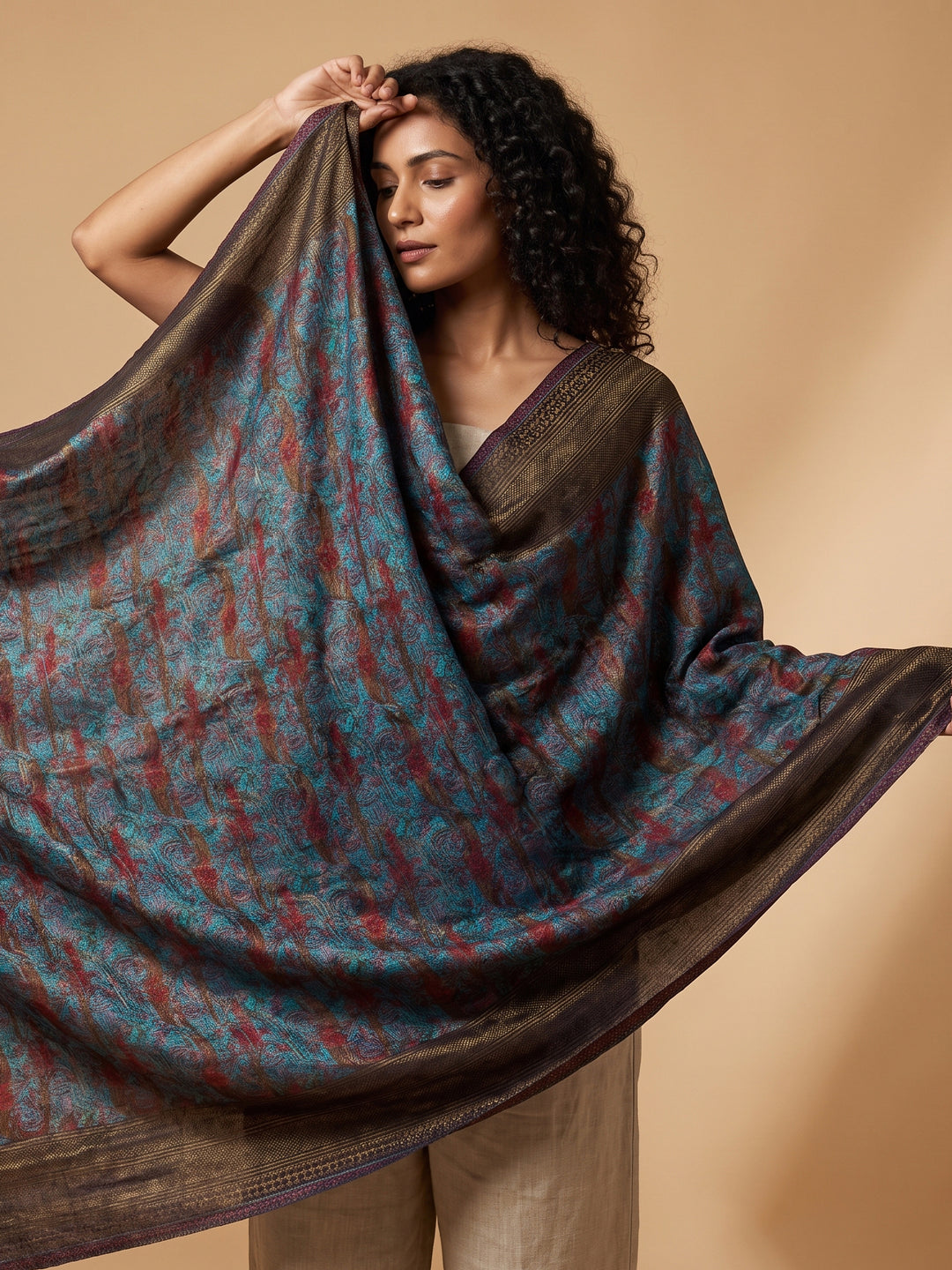 HS Moon Light Kani Shawl Pashmina