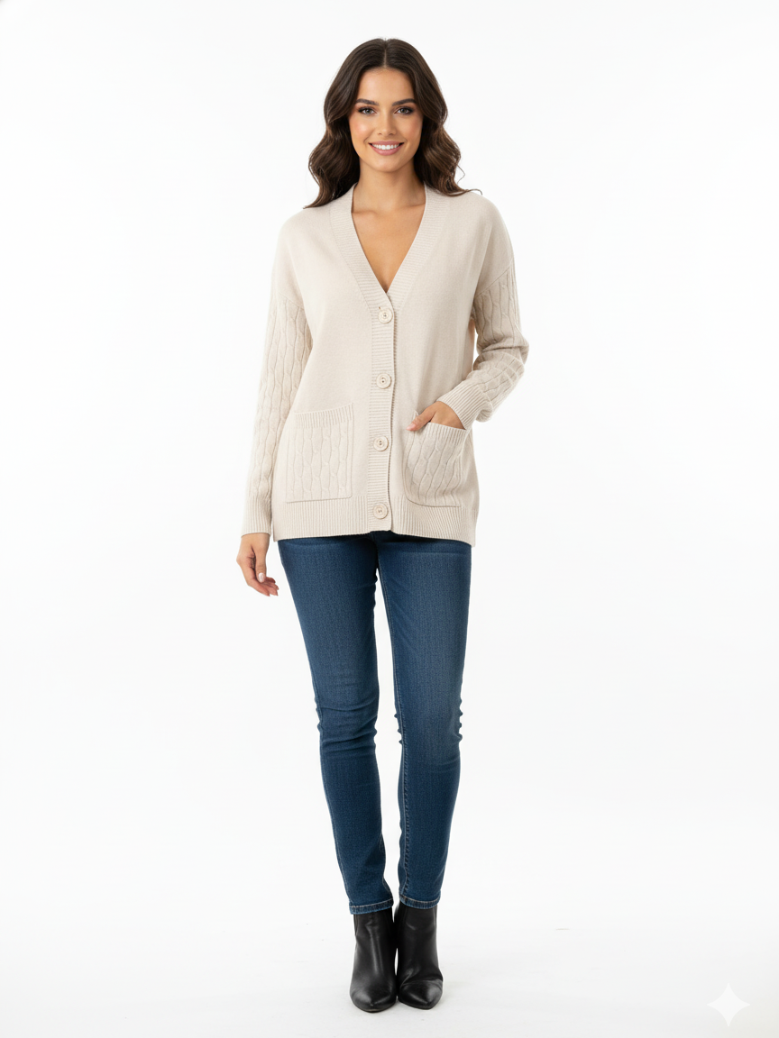 Tonsurton Ladies L/S Cardigon 8407