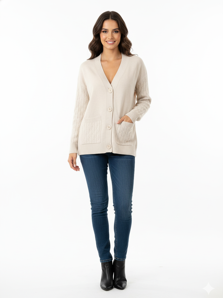 Tonsurton Ladies L/S Cardigon 8407