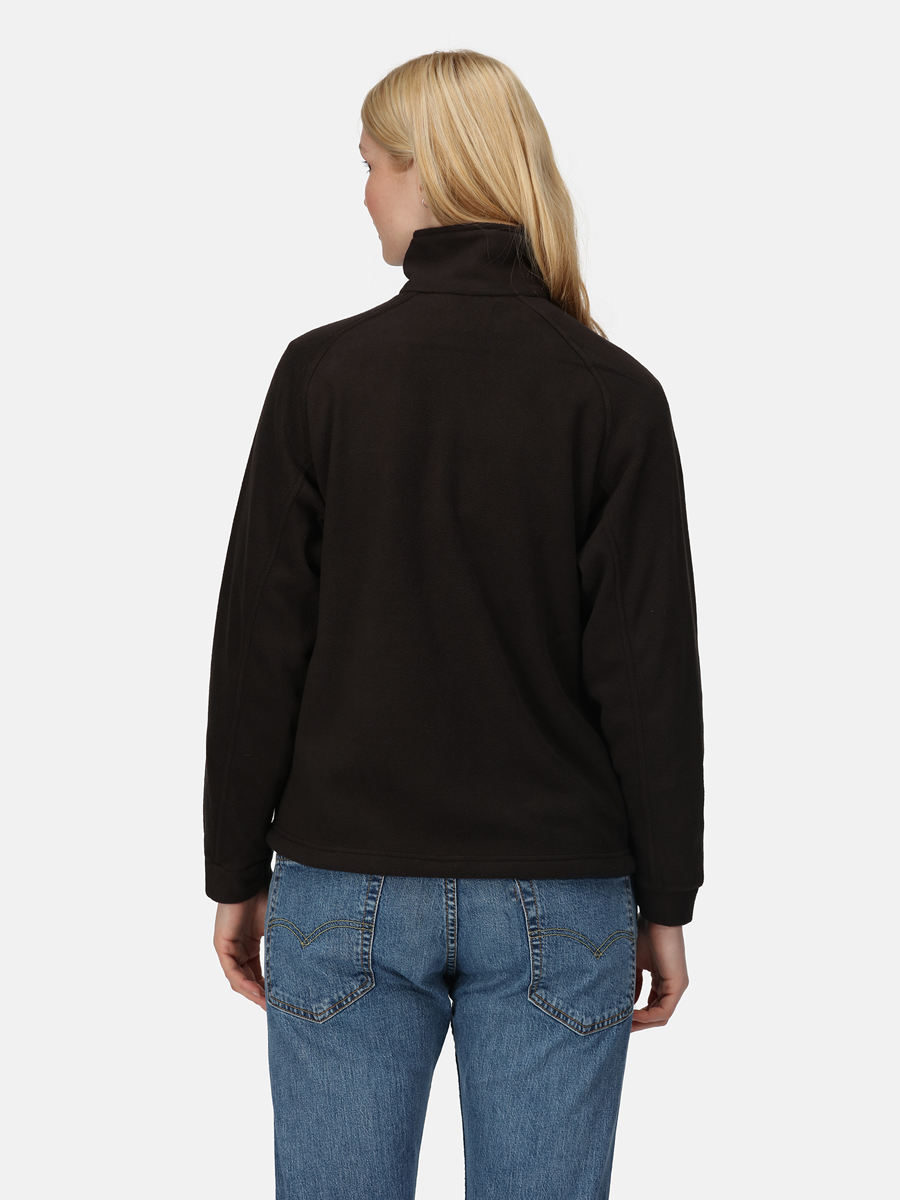 Regatta Ladies L/S Fleece Zipper TRF 541 (Black)