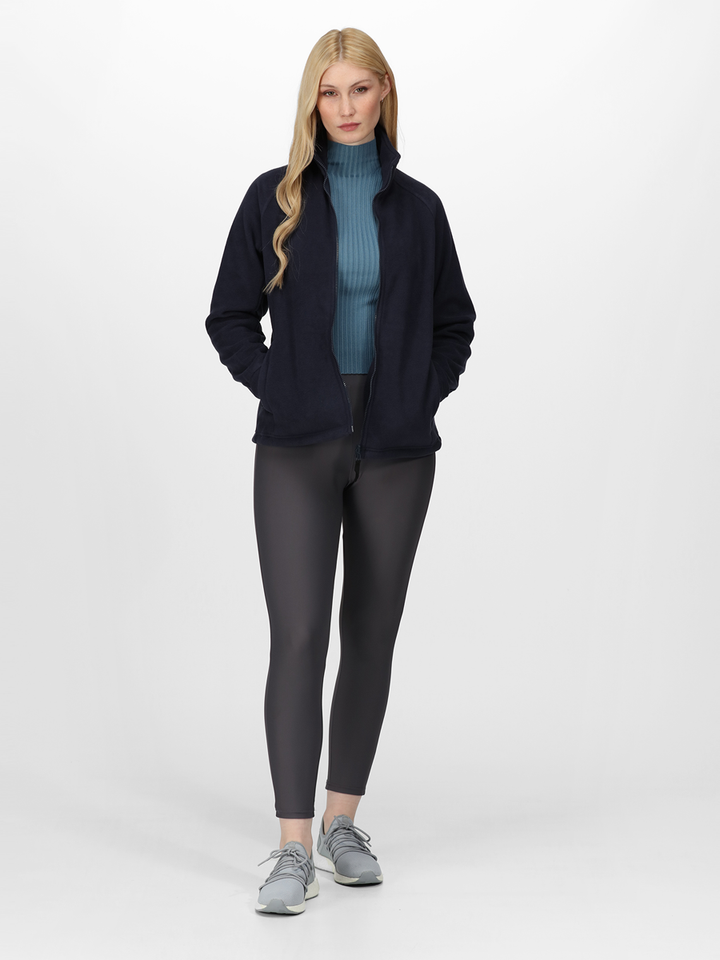 Regatta Ladies L/S Fleece Zipper TRF 541 (Navy)