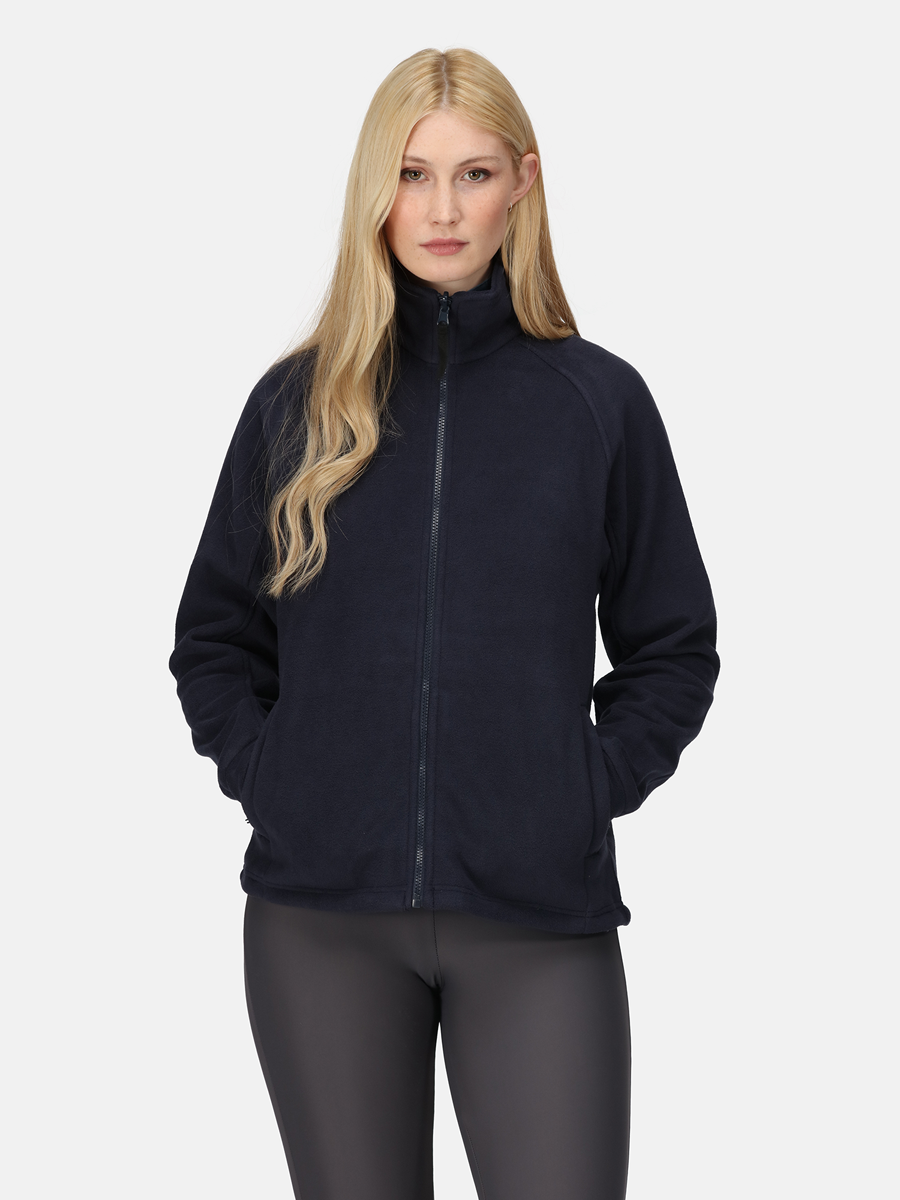 Regatta Ladies L/S Fleece Zipper TRF 541 (Navy)