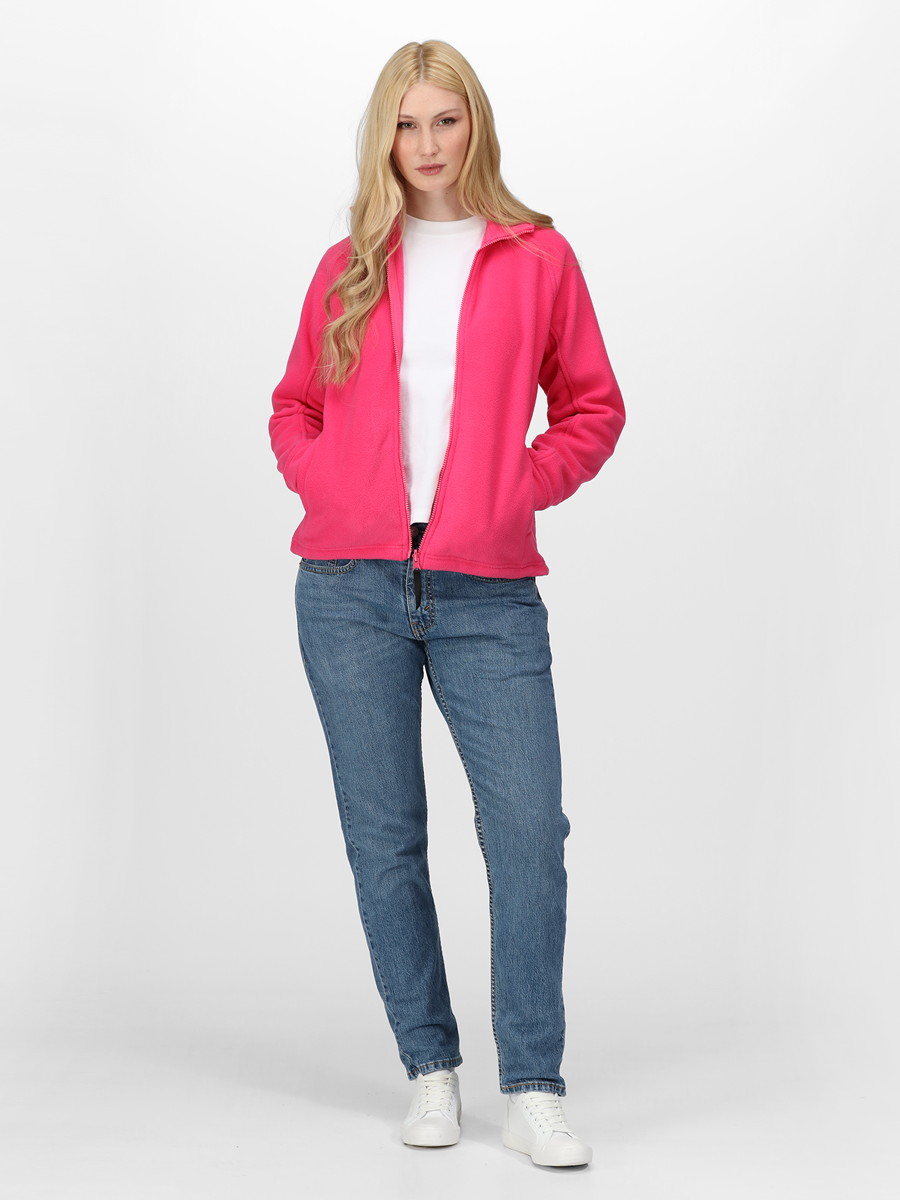 Regatta Ladies L/S Fleece Zipper TRF 541 (Pink)