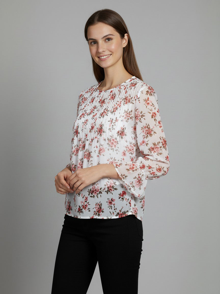Nifty Ladies L/S Printed Tunic