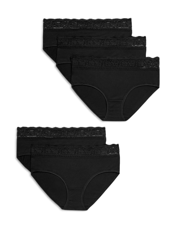 M&S Ladies 5 Pack Full Brief T61/5022