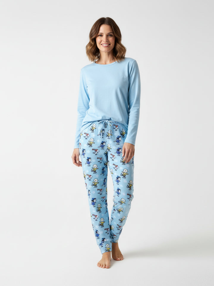 America Eagle Ladies Fleece Trouser (Printed)