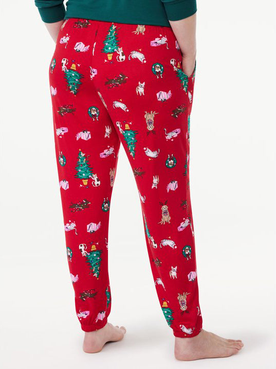 America Eagle Ladies Fleece Trouser (Printed)