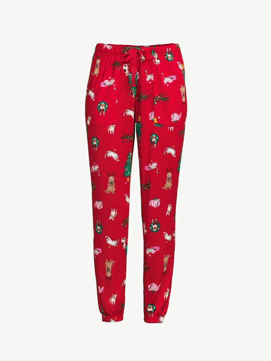 America Eagle Ladies Fleece Trouser (Printed)