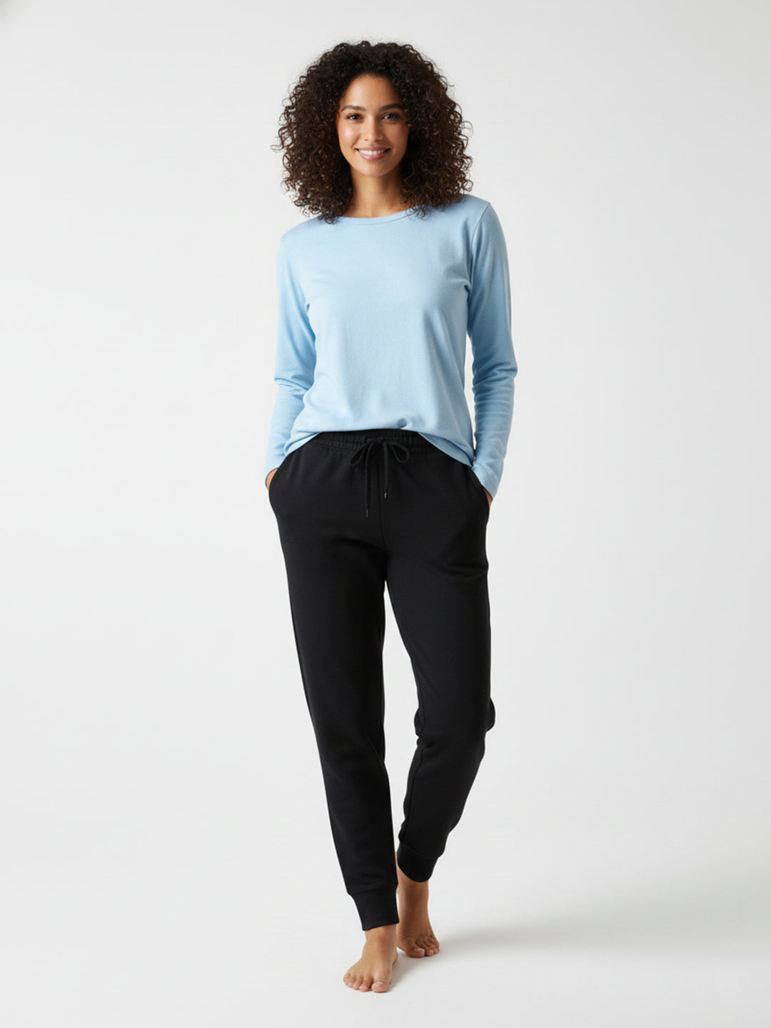 M&S Ladies Fleece Pajama T37/1628P