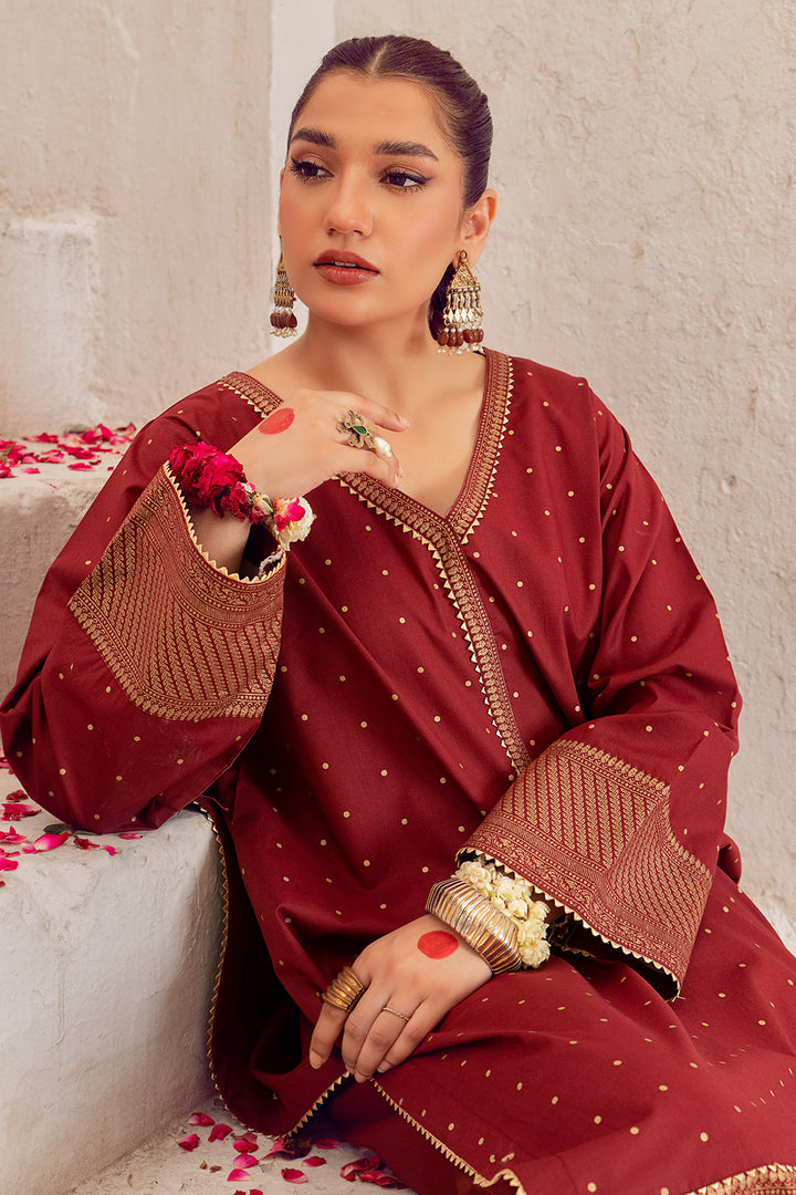 Chandan maroon 2 Pcs Suit