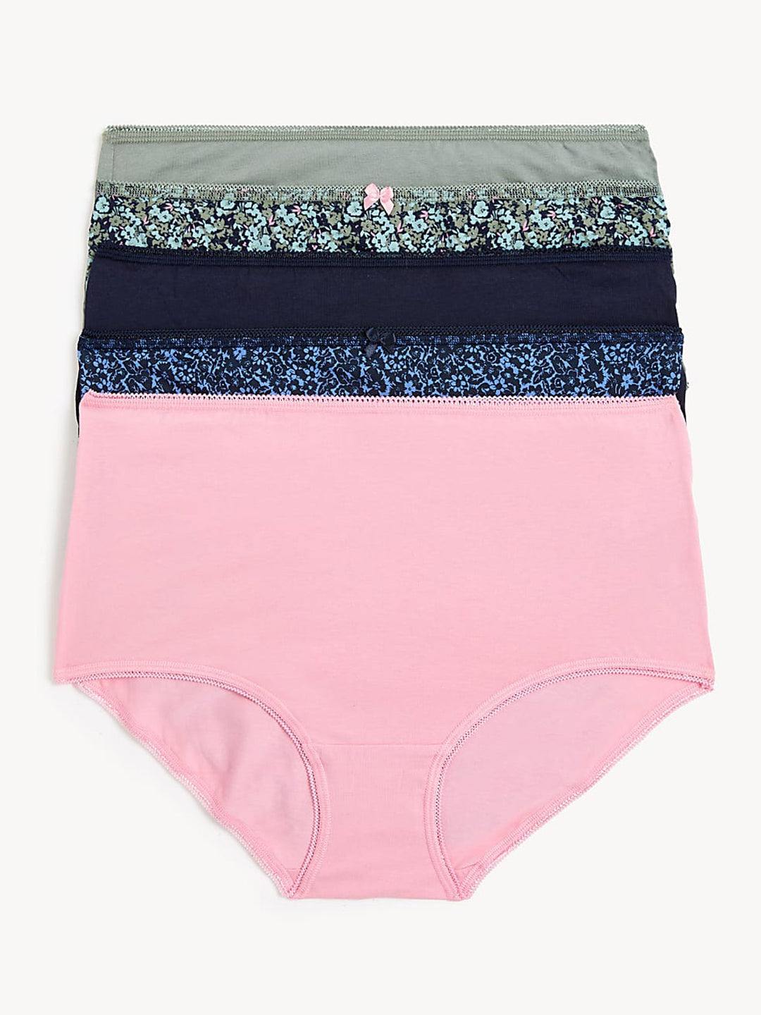 M&S Ladies 5 Pack Full Briefs T61/2110X