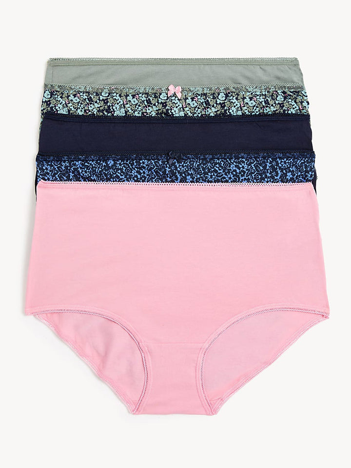 M&S Ladies 5 Pack Full Briefs T61/2110X