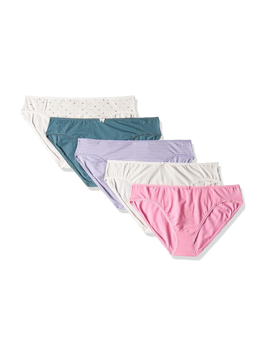 M&S Ladies 5 Pack Full Briefs T61/2110X (Ivory)