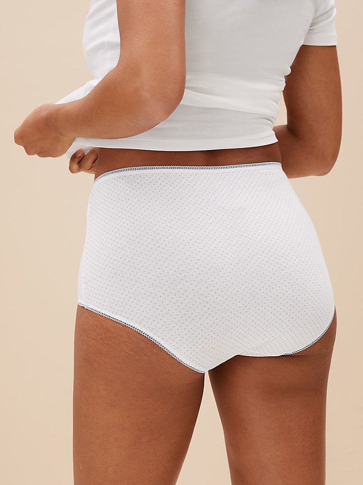 M&S Ladies 5 Pack Full Briefs T61/2110X (Lilac)