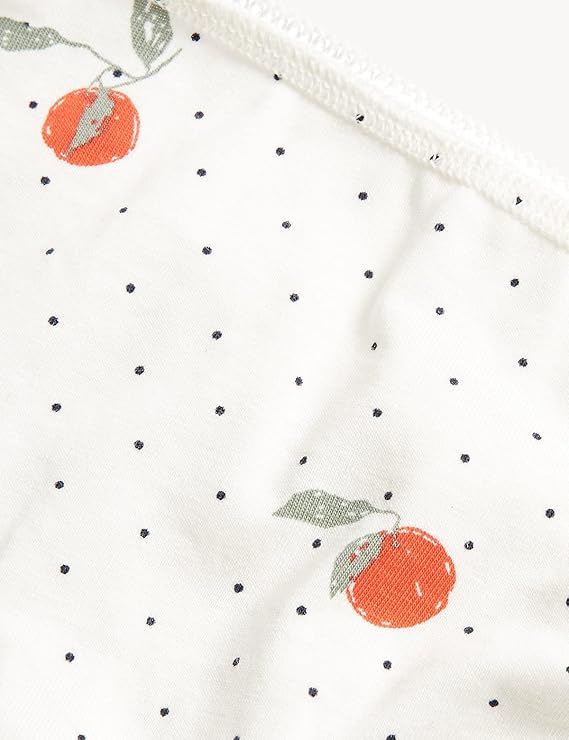 M&S Ladies 5 Pack Full Briefs T61/2110X (Orange)