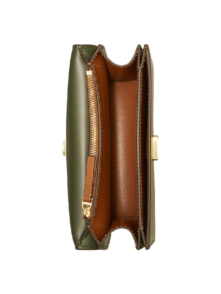 TB Small Eleanor Convertible Shoulder Bag Dark Ivy 117603/759