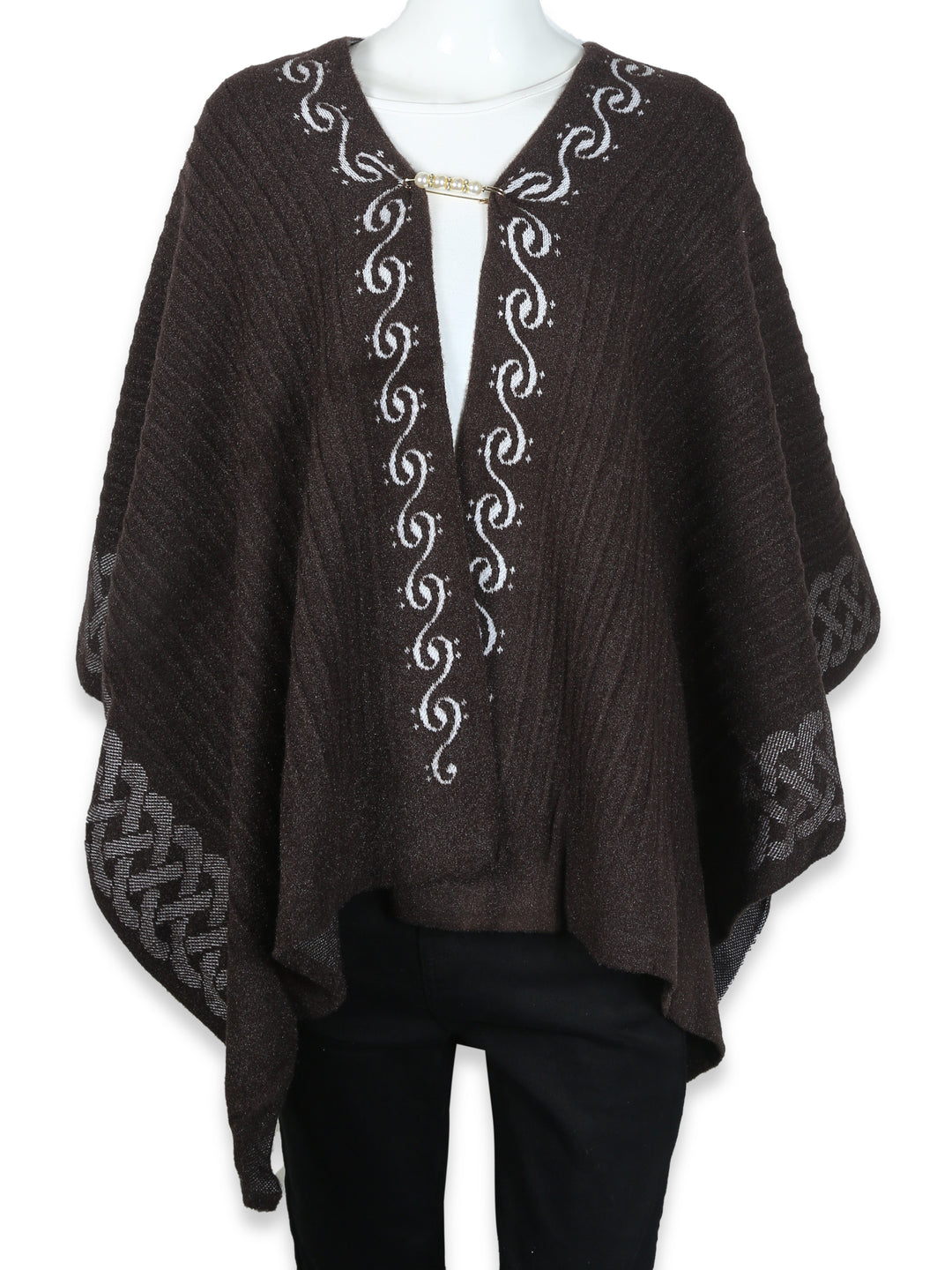 Oxford Ladies Poncho 522 (Maroon)