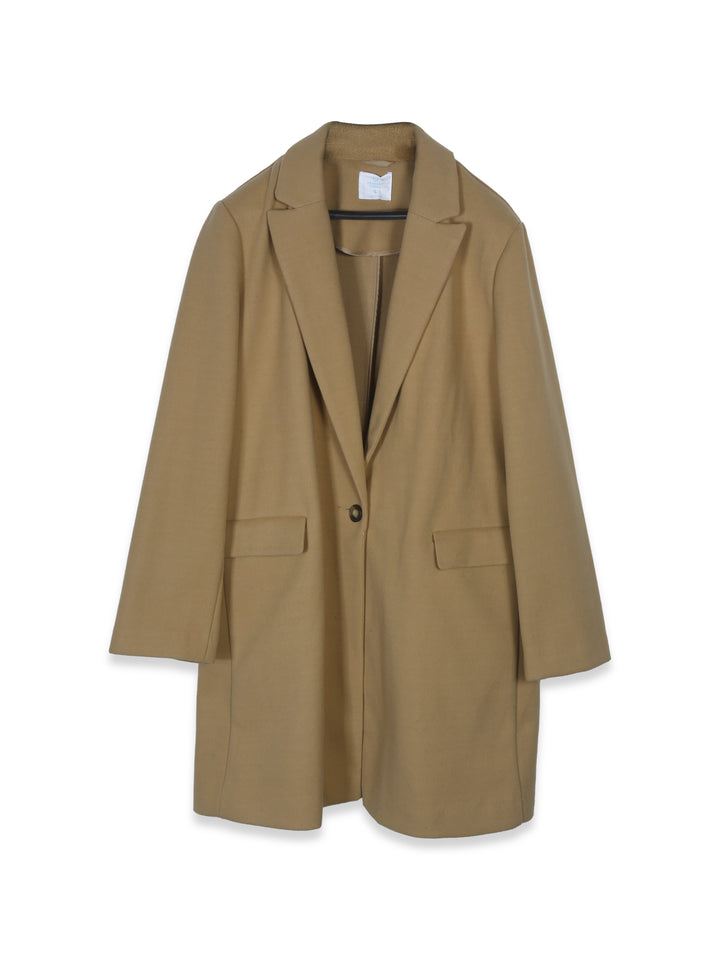 Primark Ladies Mid Long Single Button Coat