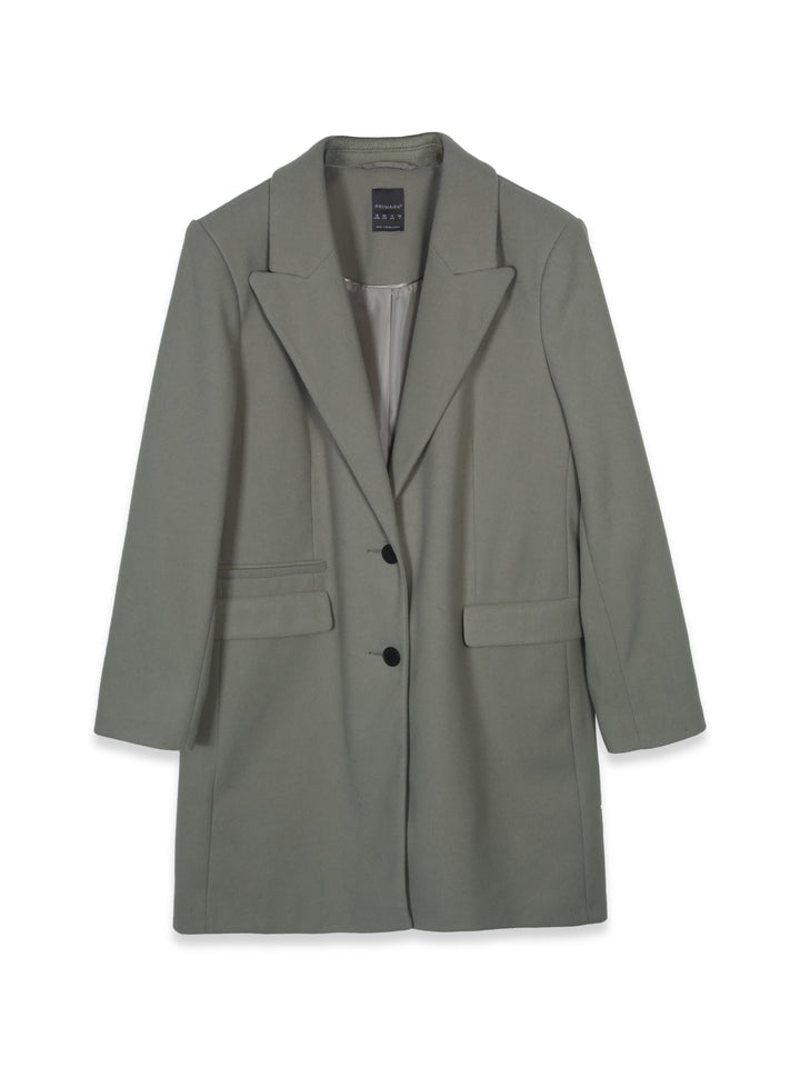 Primark Ladies Mid Long Double Button Coat