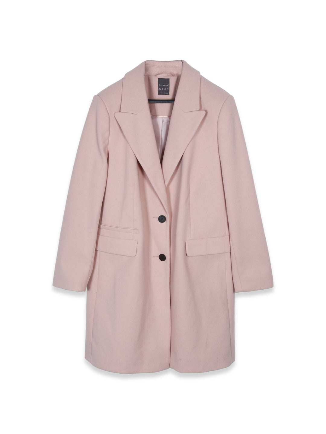 Primark Ladies Mid Long Double Button Coat